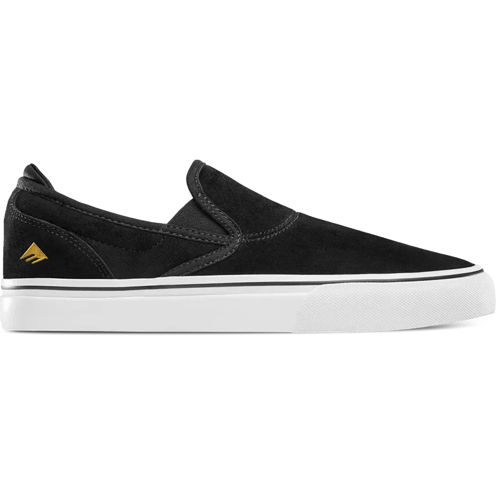 emerica-wino-g6-slip-on-chaussures-skate-black-white-gold image 7