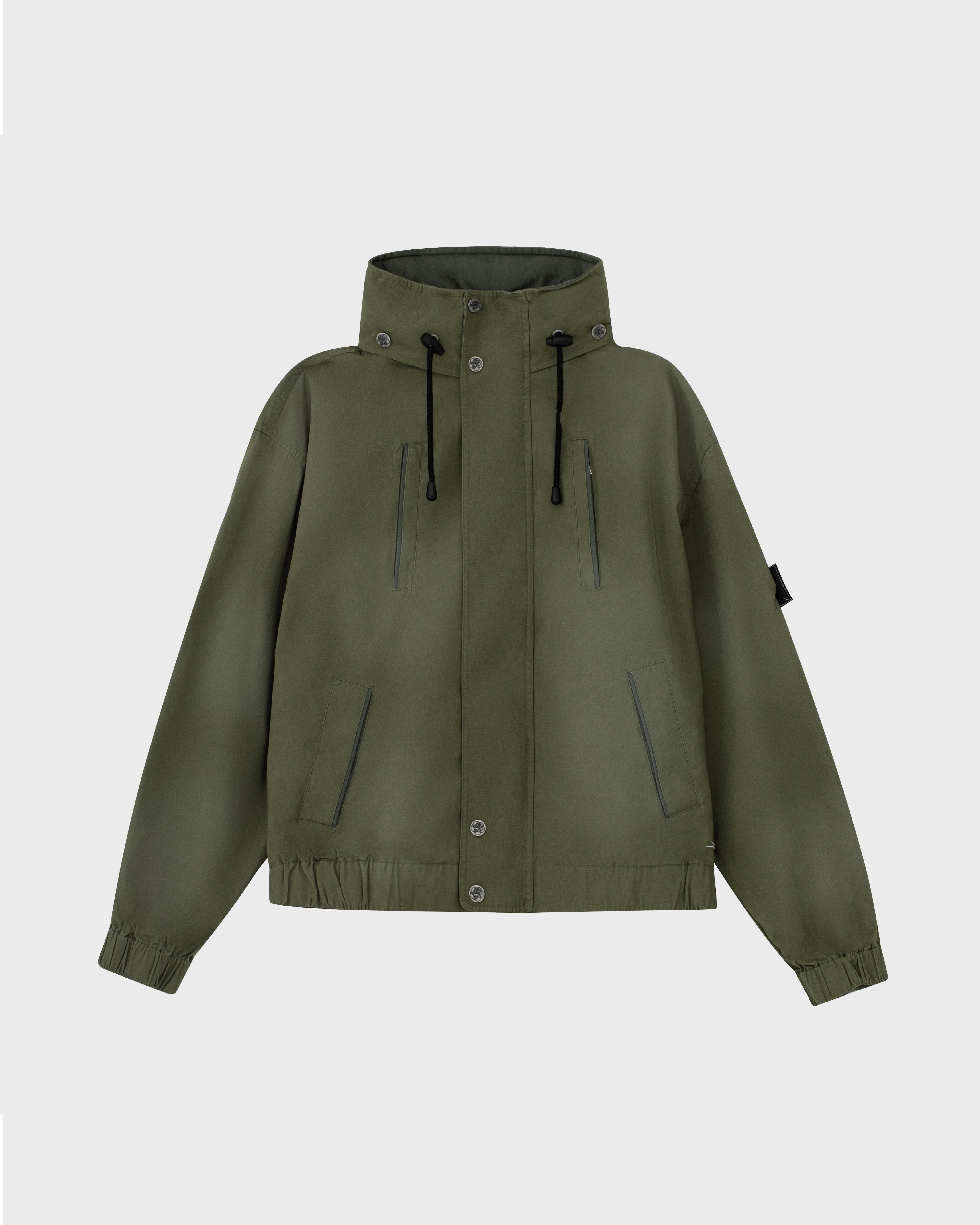 lakai-transit-shell-jacket-veste-technique-verte image 1