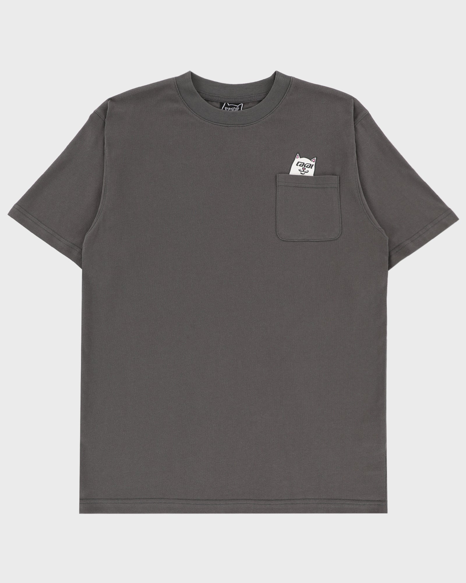 lakai-x-ripndip-lord-nerm-pocket-tee-t-shirt-gris-fonc image 1