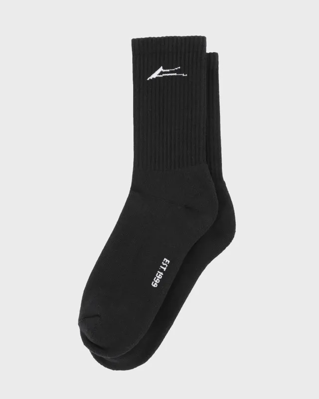 lakai-everyday-flare-midcalf-socks-black-chaussettes image 1