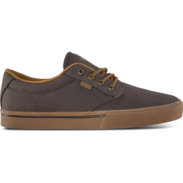 etnies-jameson-2-eco-chaussures-skate-basse-marron-beige-gomme-hemp image 1