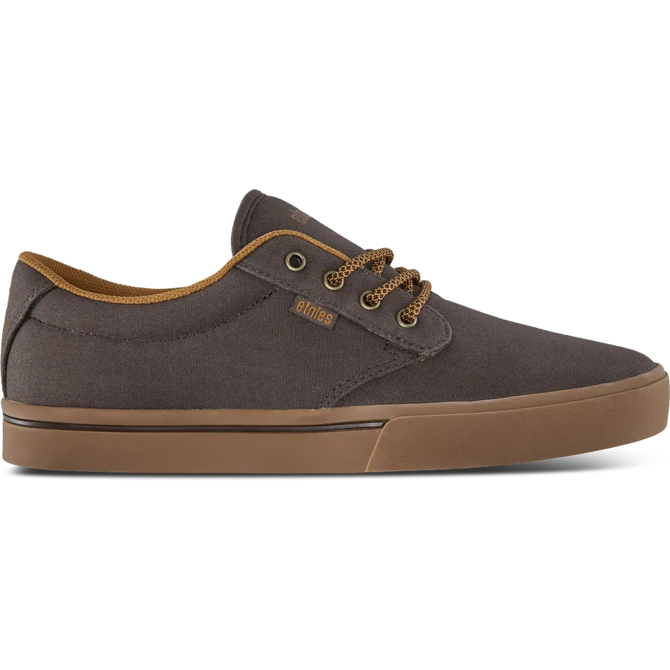 etnies-jameson-2-eco-chaussures-skate-basse-marron-beige-gomme-hemp image 1