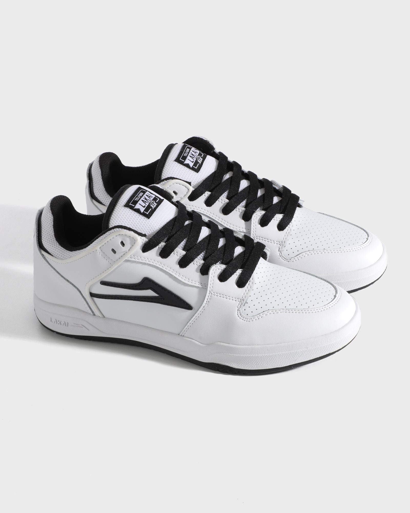 lakai-telford-low-white-black-leather image 2
