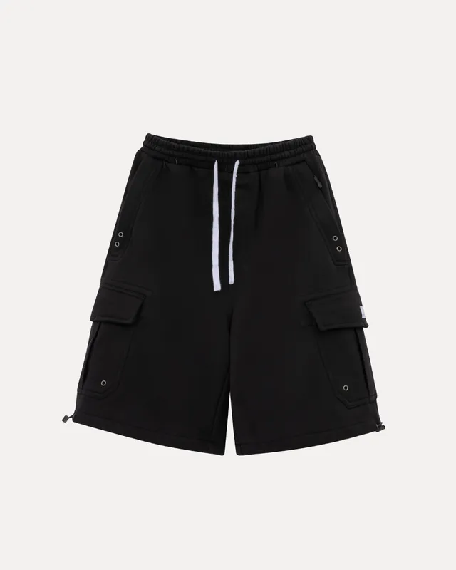 lakai-cargo-sweatshorts-short-molleton-noir image 1