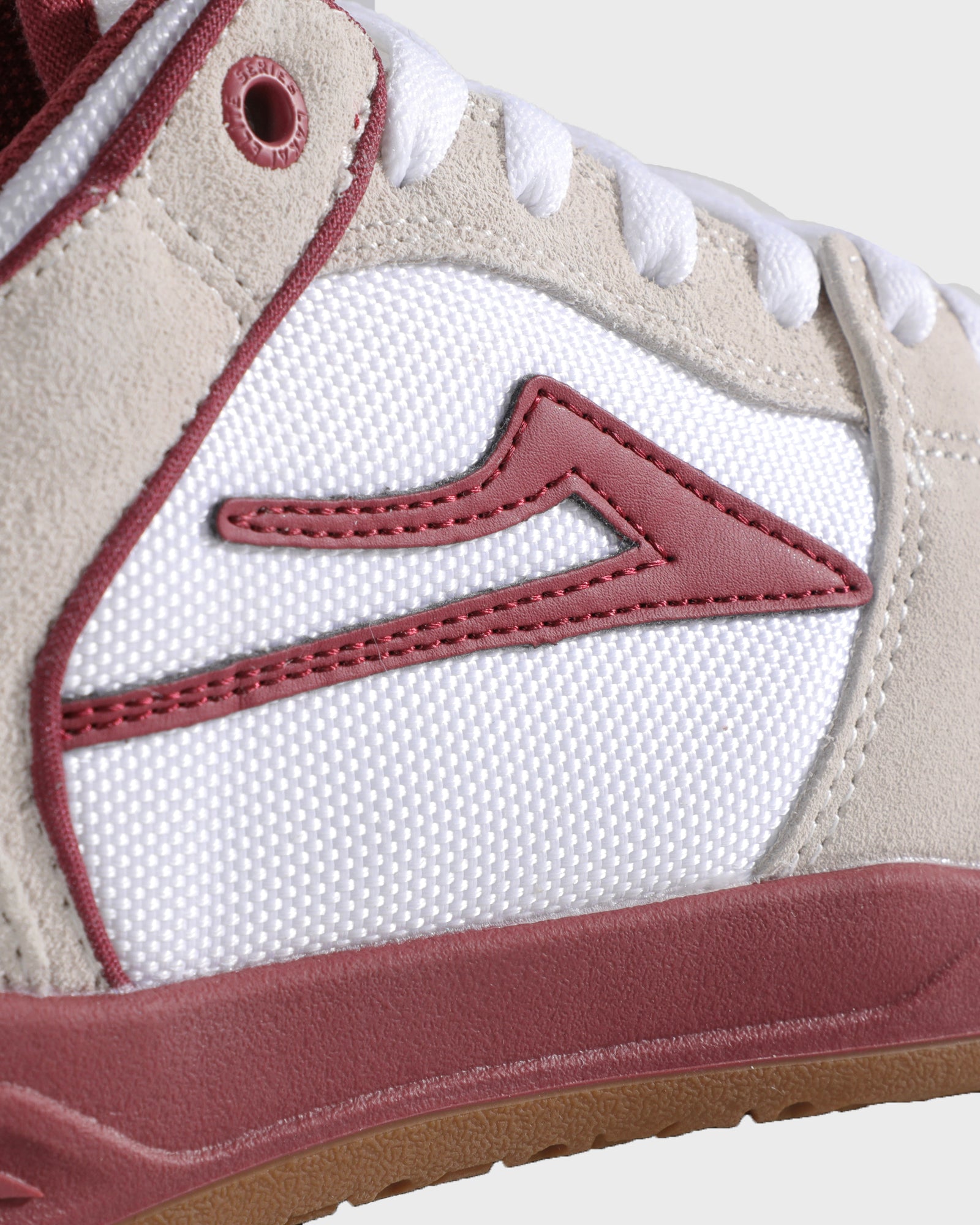 lakai-telford-low-elite-blanc-su-de-cordura-rouge image 4