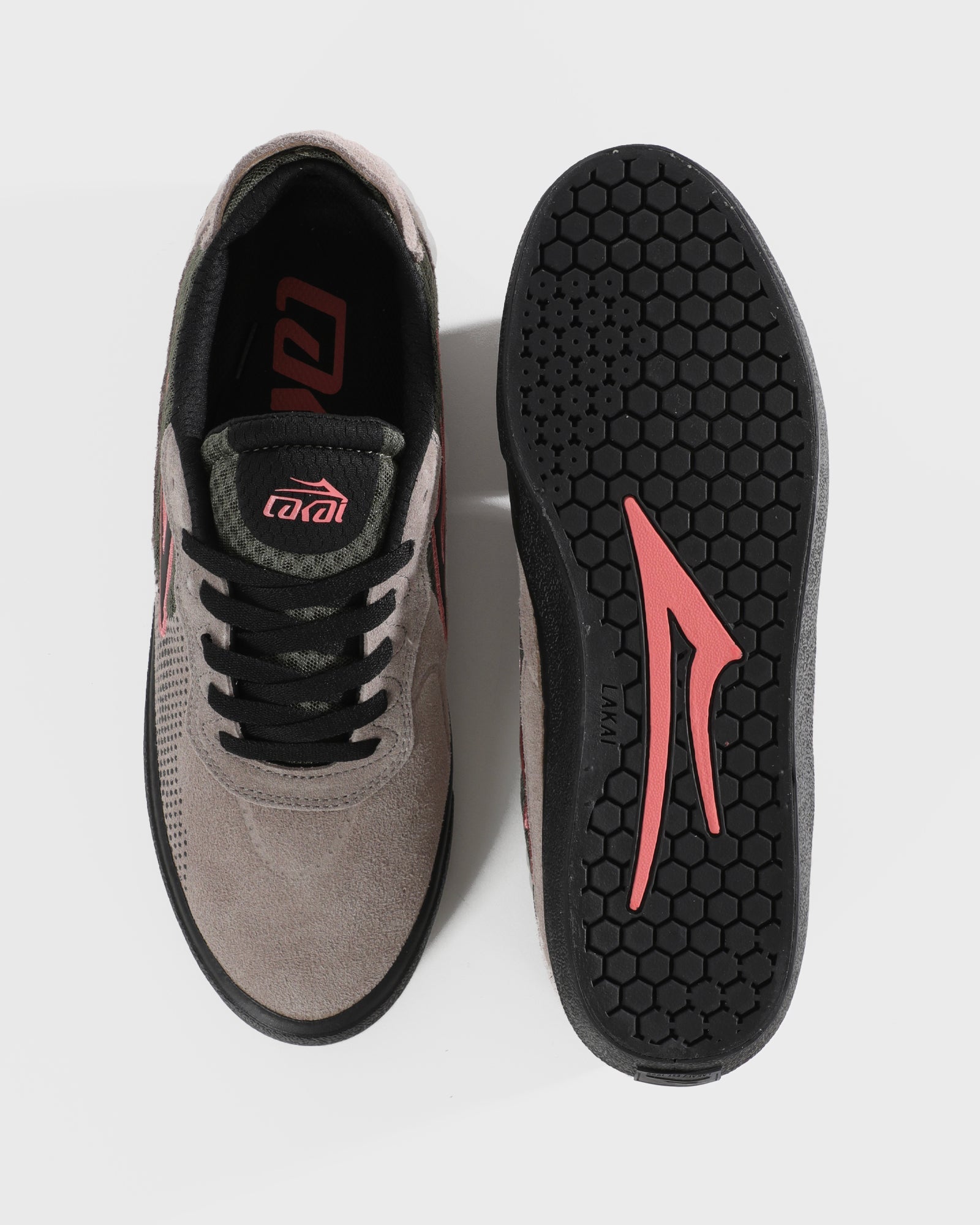 lakai-essex-chaussures-de-skate-noir-olive-marron image 3