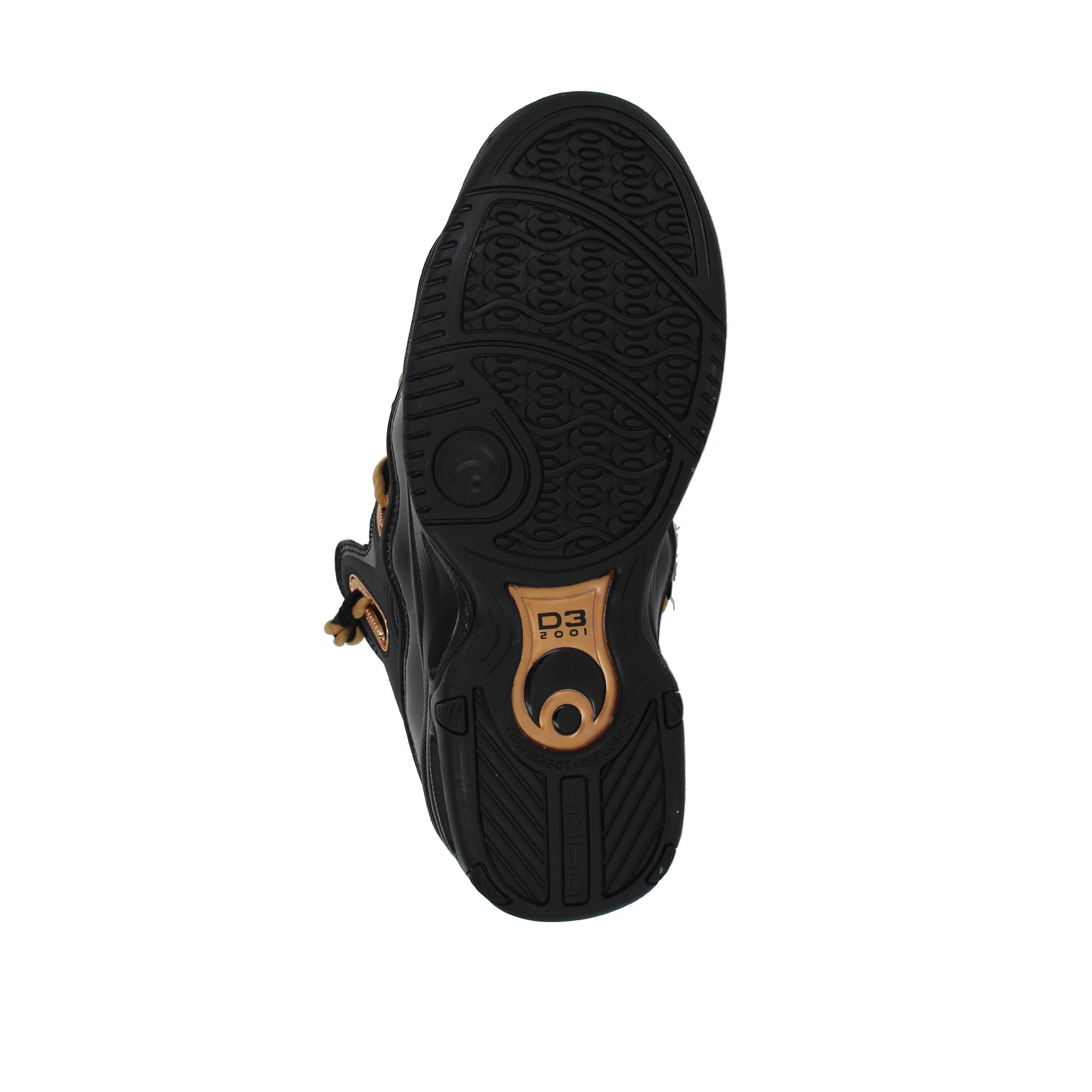 osiris-d3-2001-25-years-sneakers-skate-homme-black-gold image 4