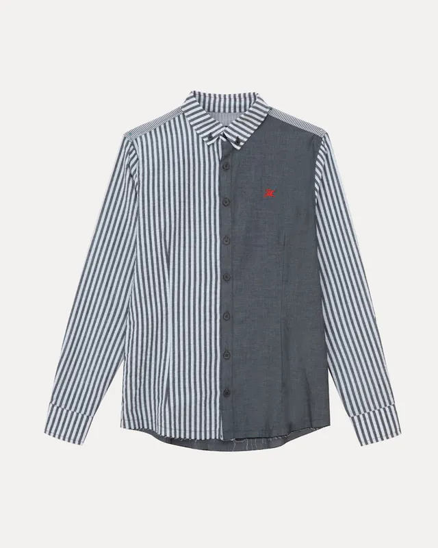lakai-longsleeve-button-down-mixed-greys-chemise-manches-longues image 1