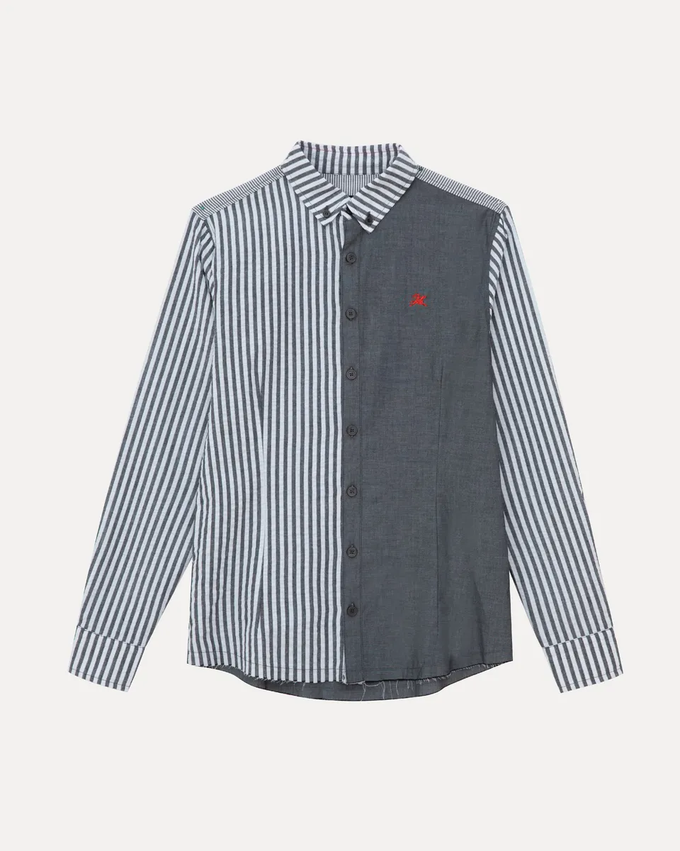 lakai-longsleeve-button-down-mixed-greys-chemise-manches-longues image 1