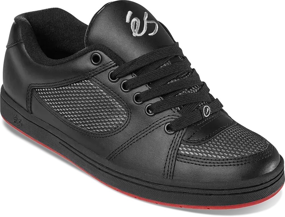 s-accel-chaussures-de-skate-noir-noir-rouge image 5