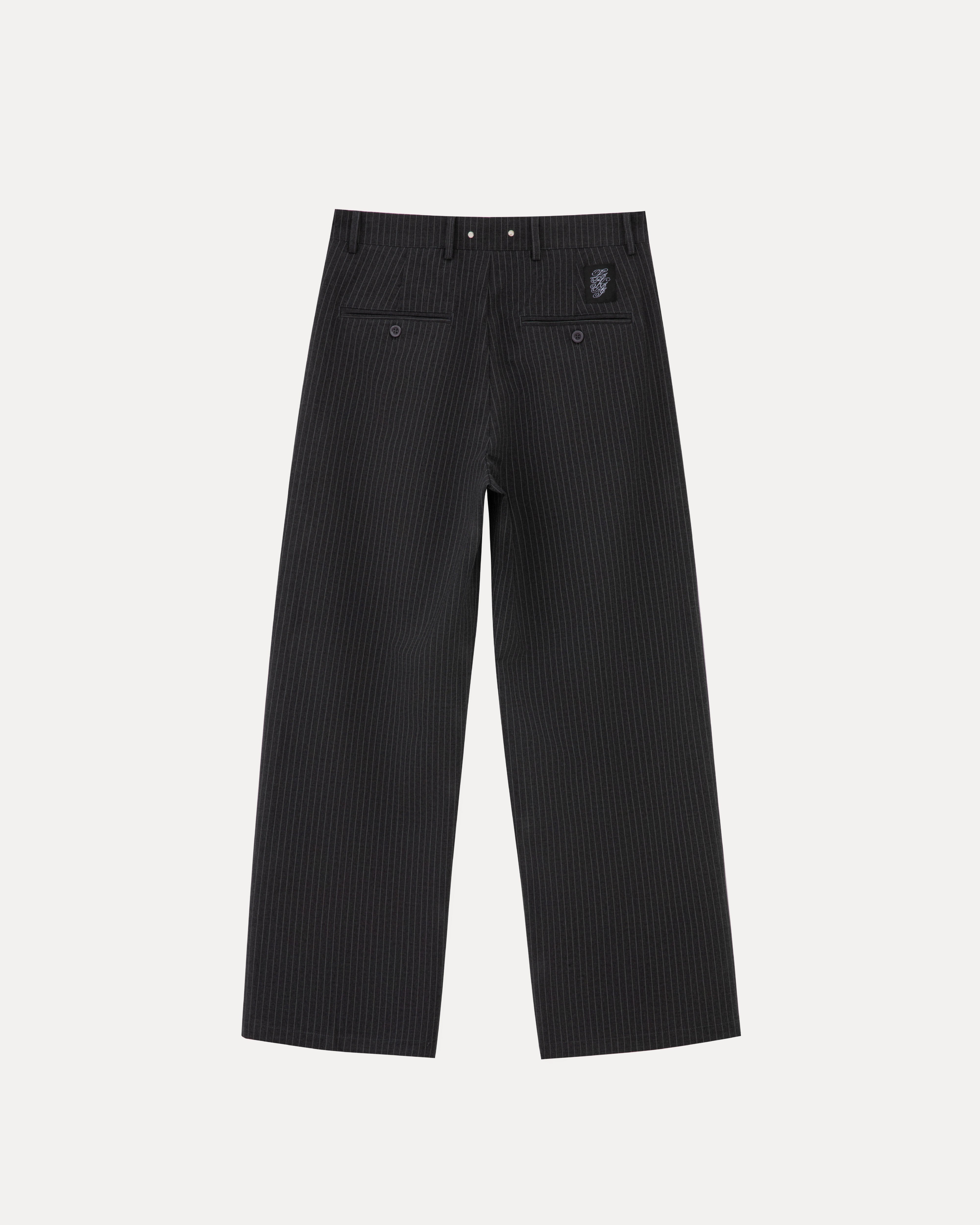 lakai-wide-leg-trousers-gris-rayures image 2