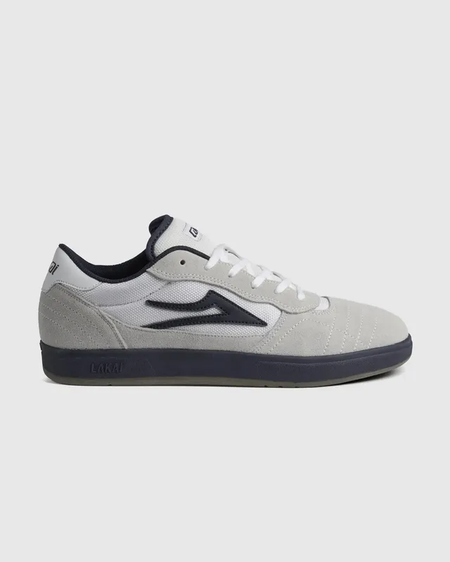 lakai-cambridge-xlk-chaussure-skate-blanche-marine-gomme image 1