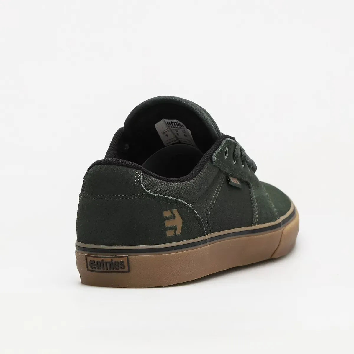 etnies-barge-ls-chaussures-skate-green-gum image 5