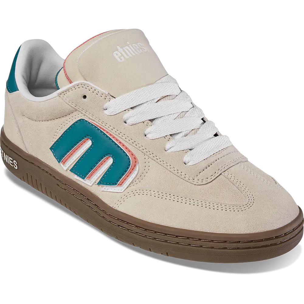 etnies-locut-triple-tongue-chaussure-skate-blanc-gris image 4