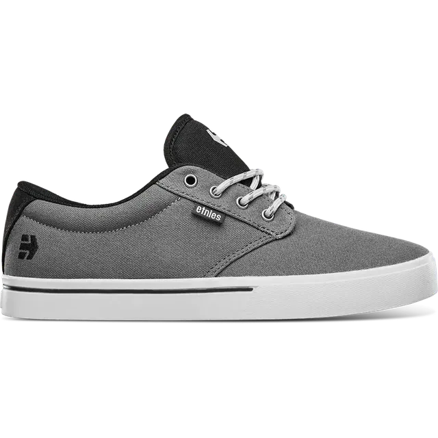 etnies-jameson-2-eco-chaussures-skate-low-top-gris-fonc-noir-rouge image 1