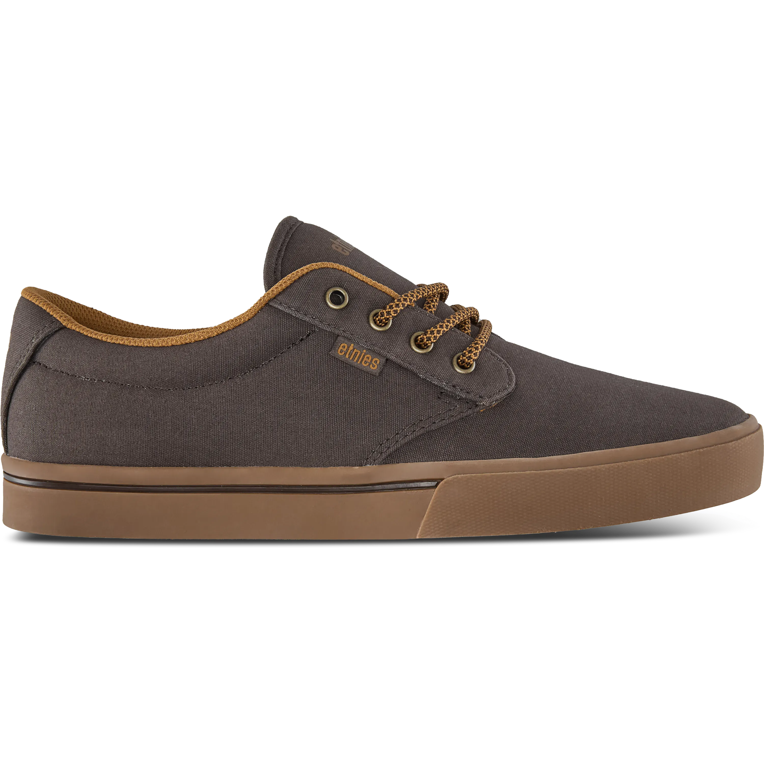 etnies-jameson-2-eco-chaussures-skate-basse-marron-beige-gomme-hemp image 1