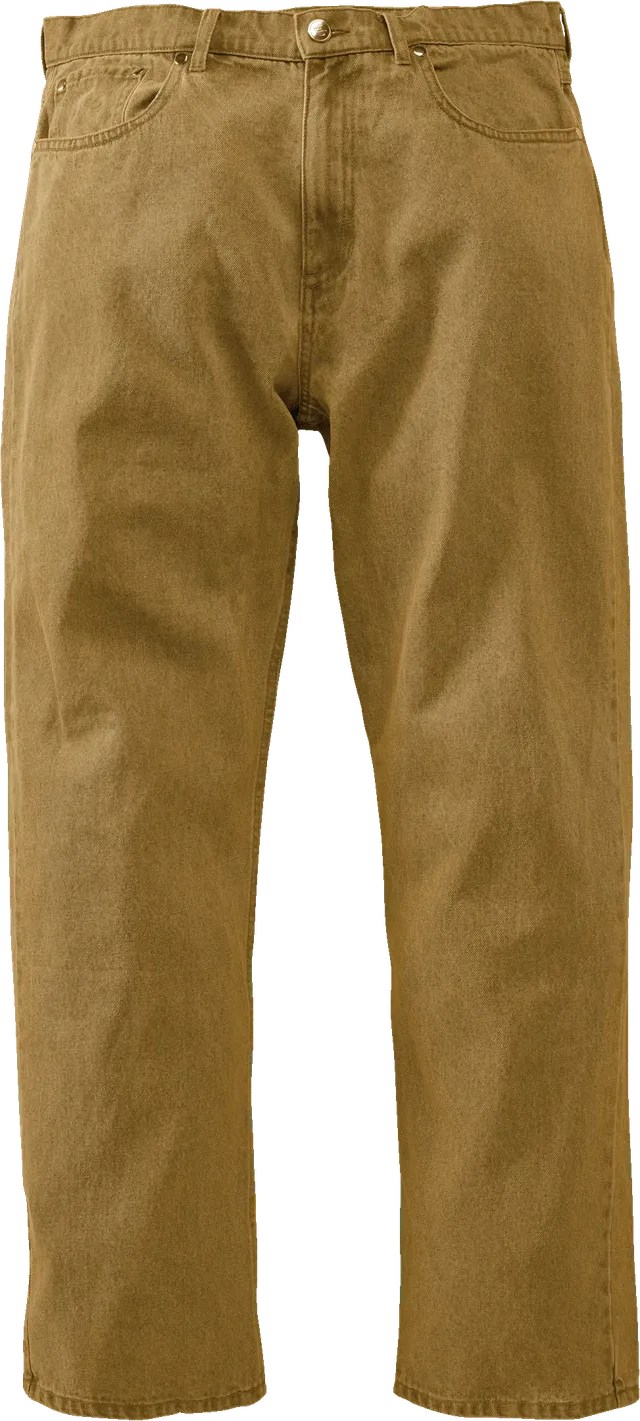 s-baggy-denim-pant-jean-baggy-marron image 1