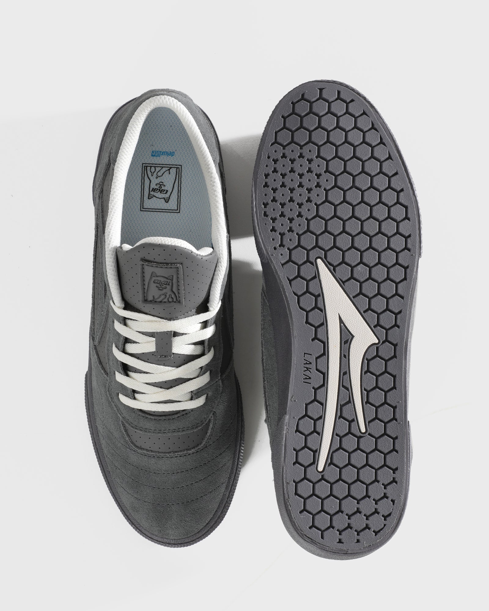 lakai-cambridge-chaussures-skate-lakai-x-ripndip-grey-suede image 3