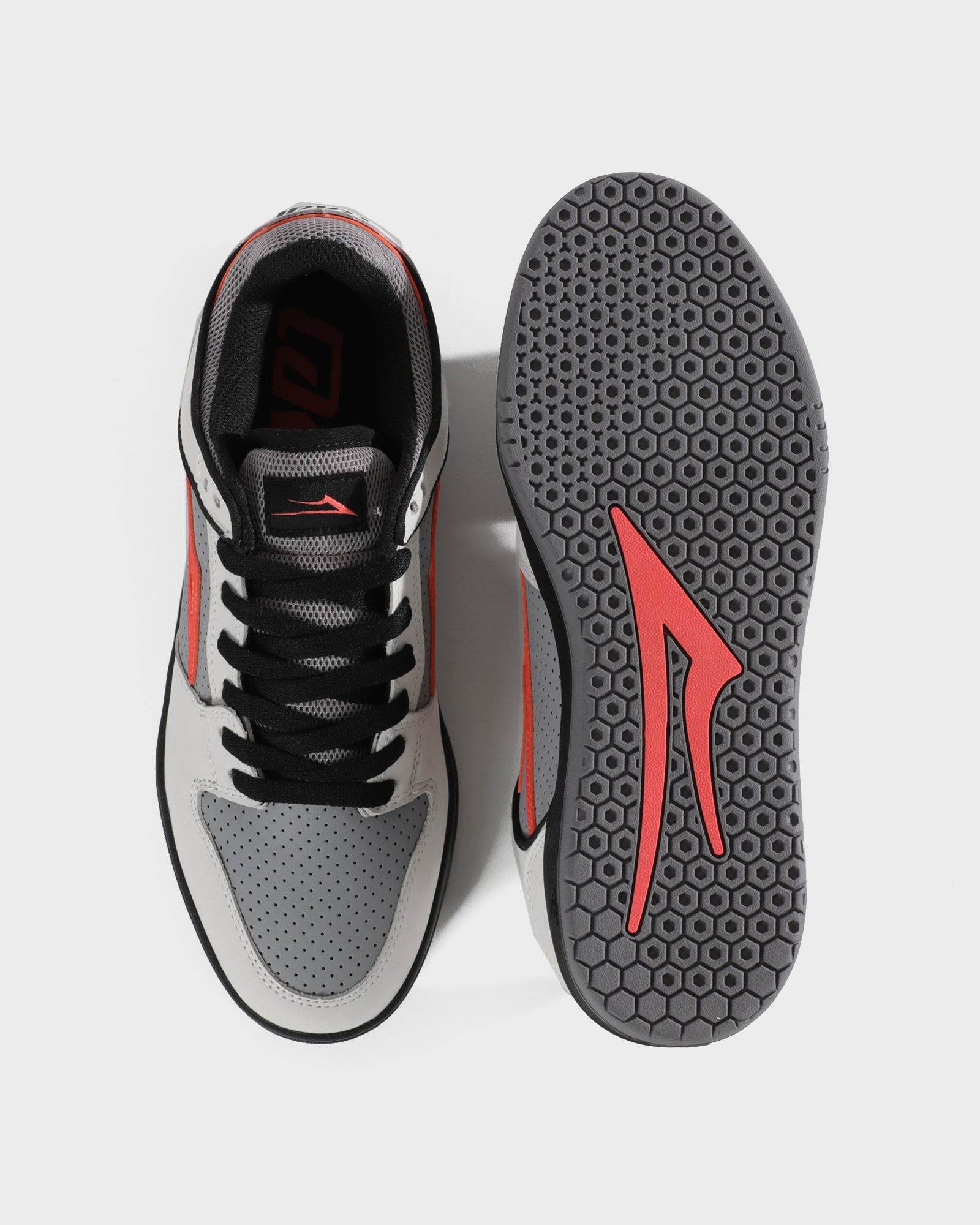 lakai-telford-low-chaussures-skate-white-dove-coral image 3