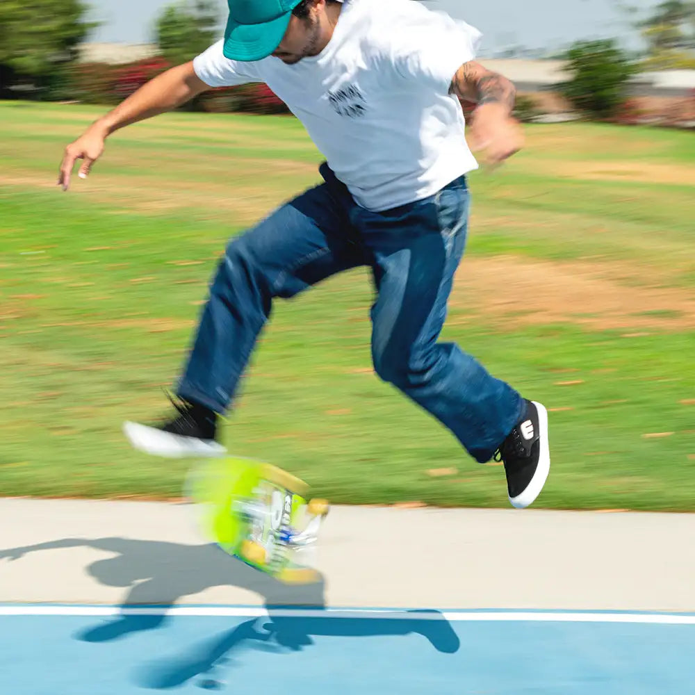 etnies-barge-plus-chaussure-skate-suede-canvas image 5
