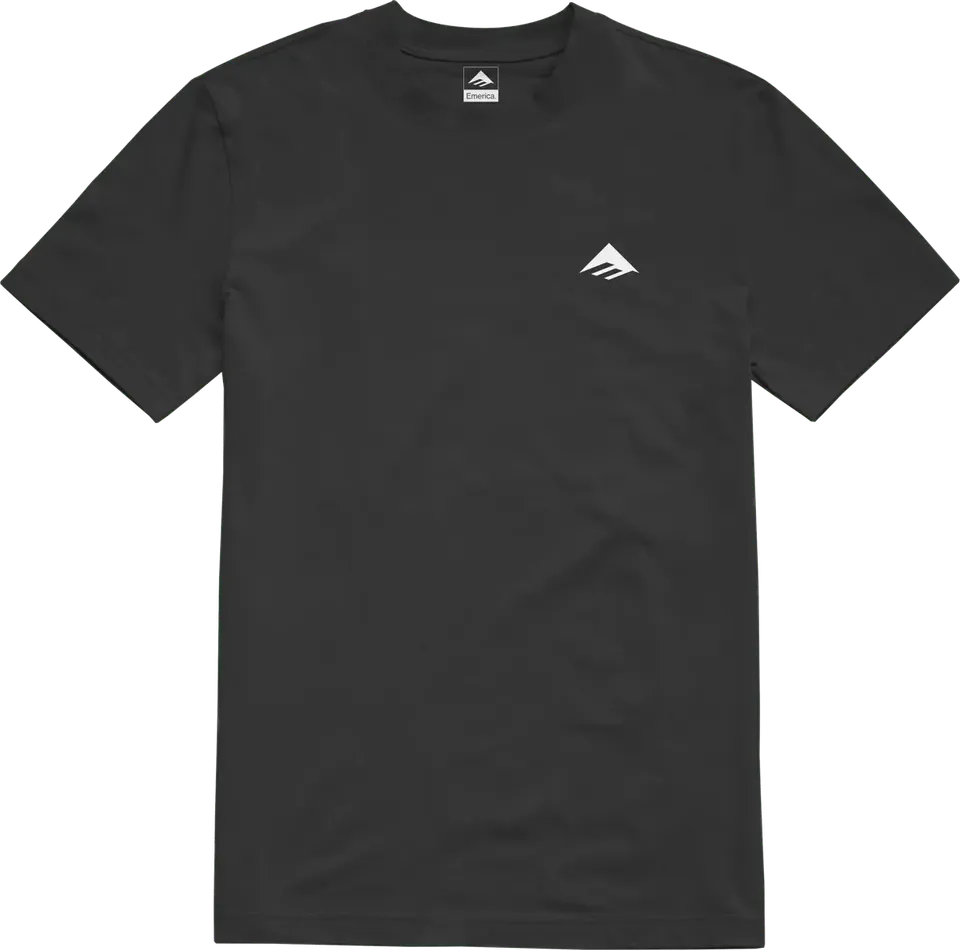 emerica-justified-triangle-tee-t-shirt-skate-noir image 1