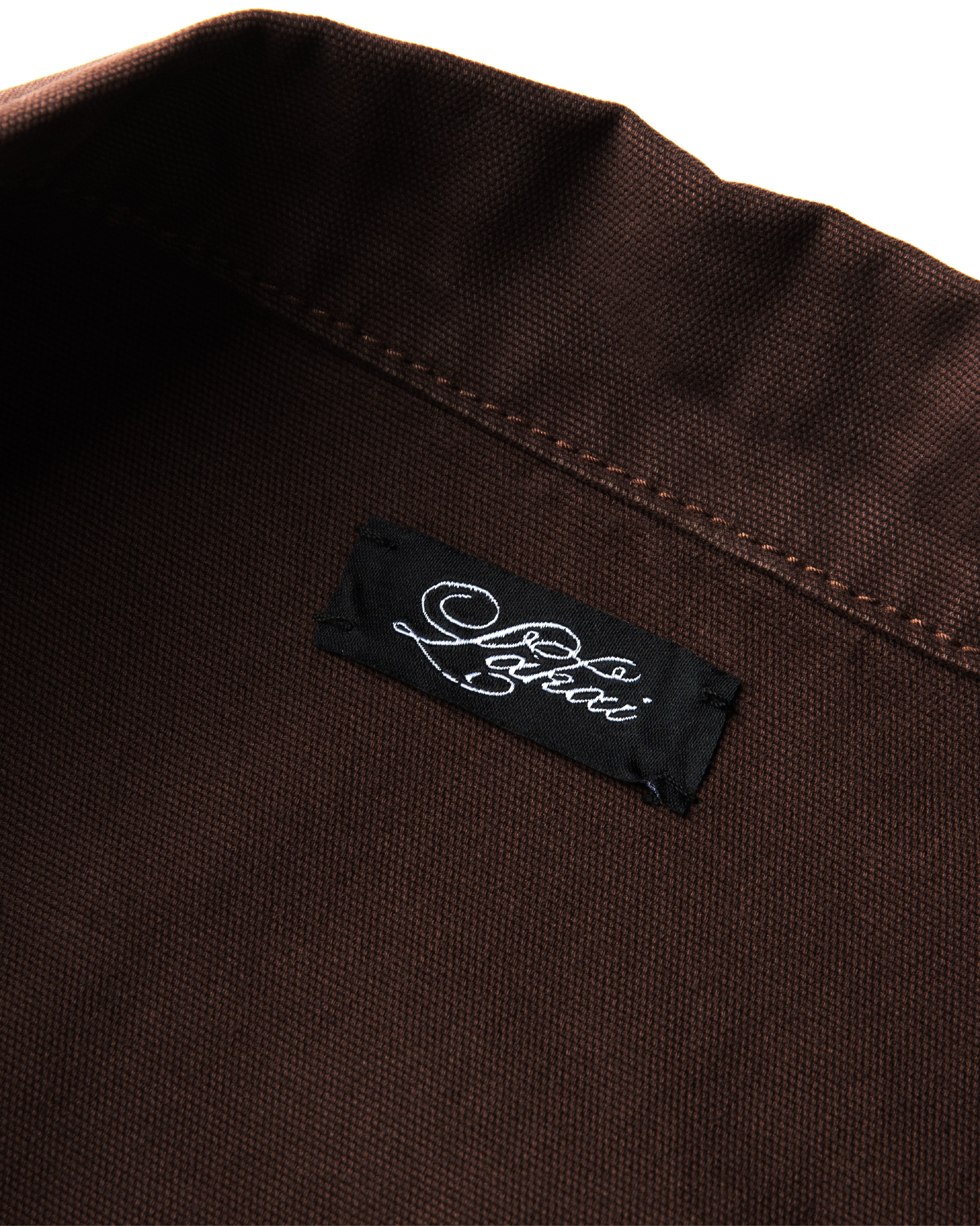 lakai-moleskin-chore-coat-marron-fonc image 4